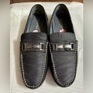 Calvin Klein‎ Men's Black Slip-On Driving Loafers Never Worn
